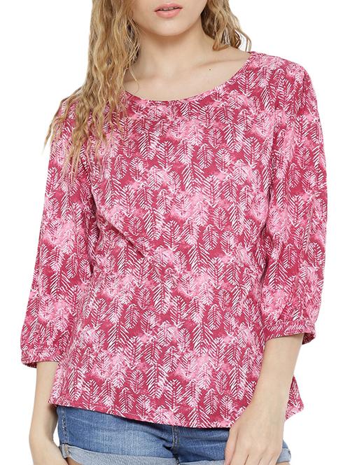 pink georgette regular top - 11142837 - Very Small Image - 1