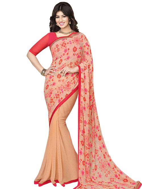 multicolor georgette saree - 11145394 - Very Small Image - 1