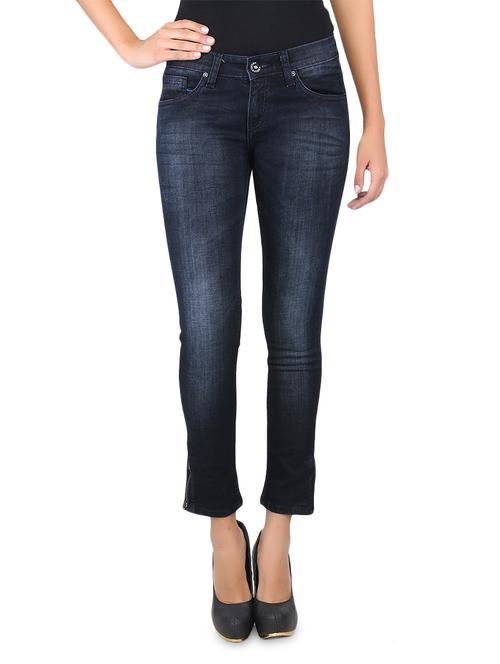 ankle length washed jeans - 1115088 - Very Small Image - 1