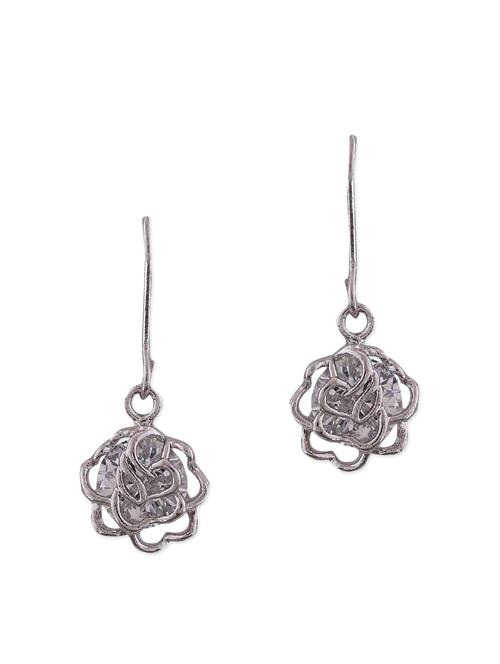 silver metal drop earring - 11154075 - Very Small Image - 1