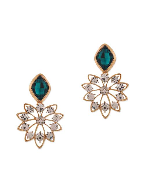 blue metal drop earring - 11154177 - Very Small Image - 1