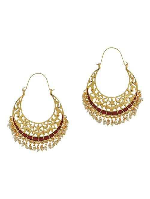red copper hoop earring - 11154217 - Very Small Image - 1