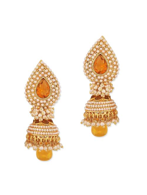 yellow copper earring - 11154252 - Very Small Image - 1
