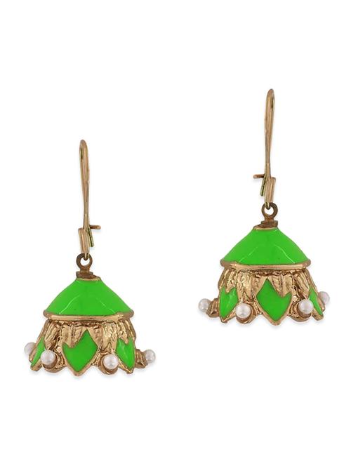green brass earring - 11154327 - Very Small Image - 1