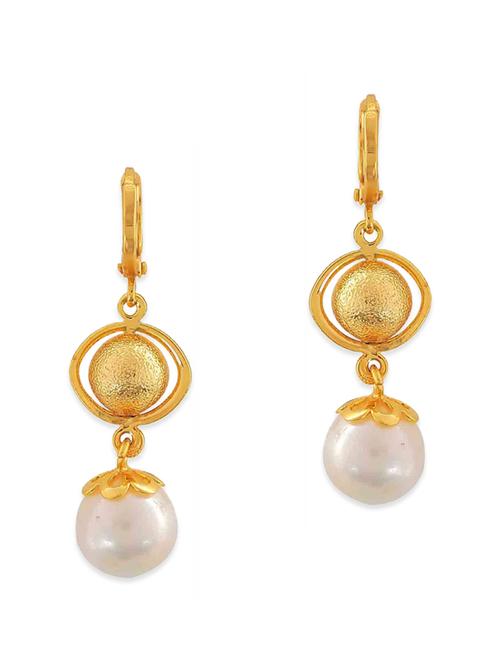 white brass balli earring - 11154342 - Very Small Image - 1