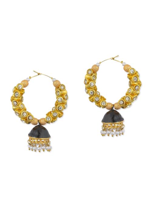 black pearls balli earring - 11154937 - Very Small Image - 1