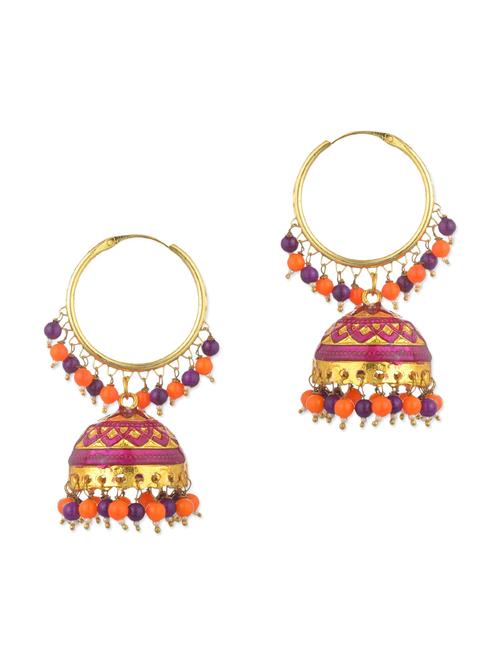 multi colored enamel balli earring - 11154953 - Very Small Image - 1
