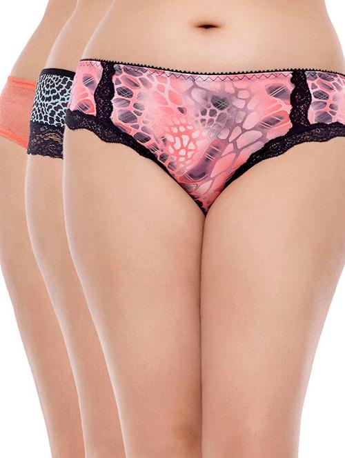 multicolored nylon hipster panties set - 11155050 - Very Small Image - 1
