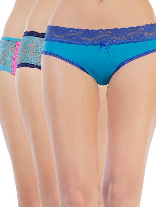 multicolored nylon hipster panties set - 11155058 - Very Small Image - 1