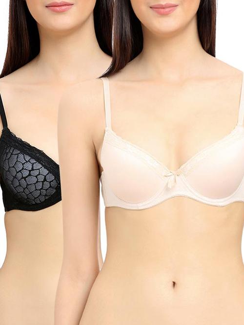 multi colored nylon regular bra - 11155089 - Very Small Image - 1
