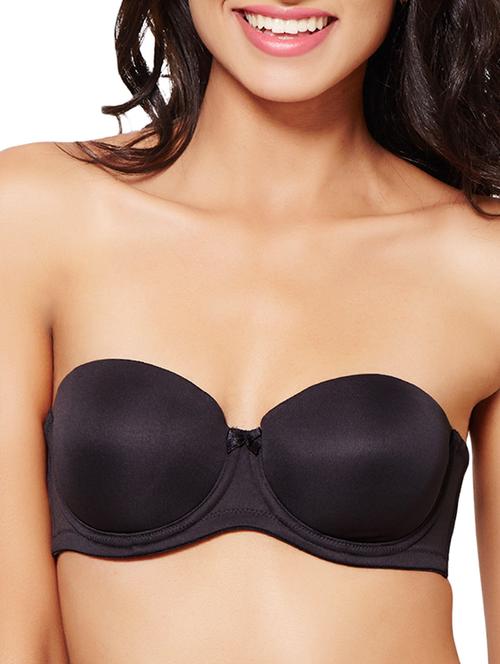 solid black nylon t-shirt bra - 11155149 - Very Small Image - 1