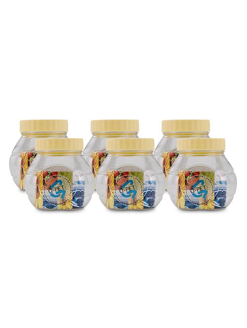 airtight pet round container 250 ml (set of 6) - 11166503 - Very Small Image - 1