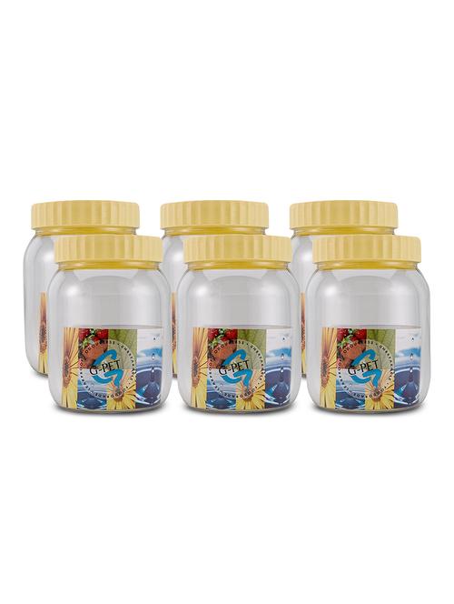 airtight pet round container (set of 6) - 11166507 - Very Small Image - 1