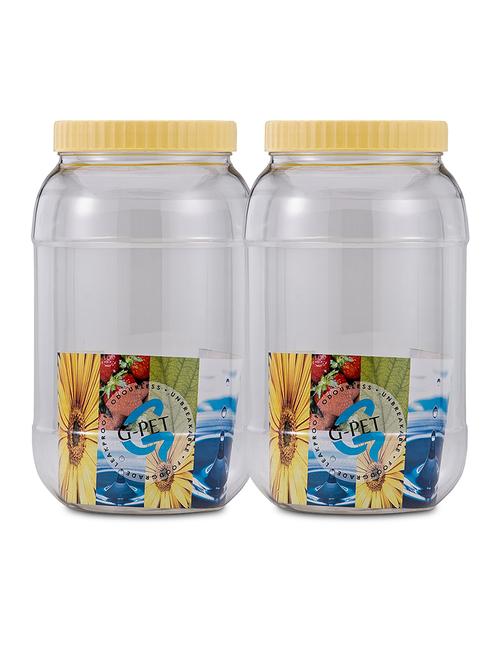 airtight pet round container 4000-ml (set of 2) - 11166512 - Very Small Image - 1