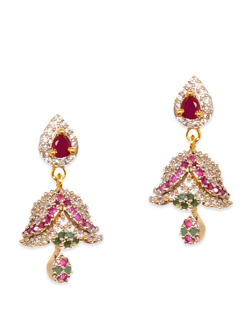 multi brass alloy earring - 11167309 - Very Small Image - 1