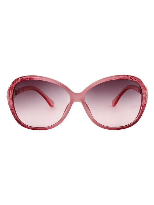 zyaden pink oval frame women sunglasses - 11175886 - Very Small Image - 1