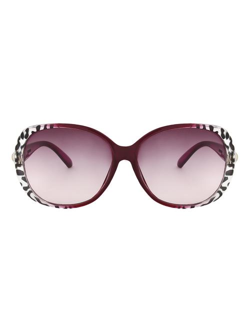zyaden purple oval frame women sunglasses - 11175894 - Very Small Image - 1