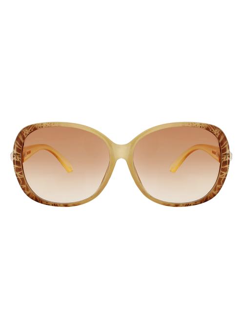 zyaden yellow oval frame women sunglasses - 11175895 - Very Small Image - 1