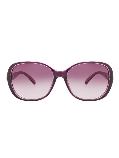 zyaden purple oval frame women sunglasses - 11175896 - Very Small Image - 1
