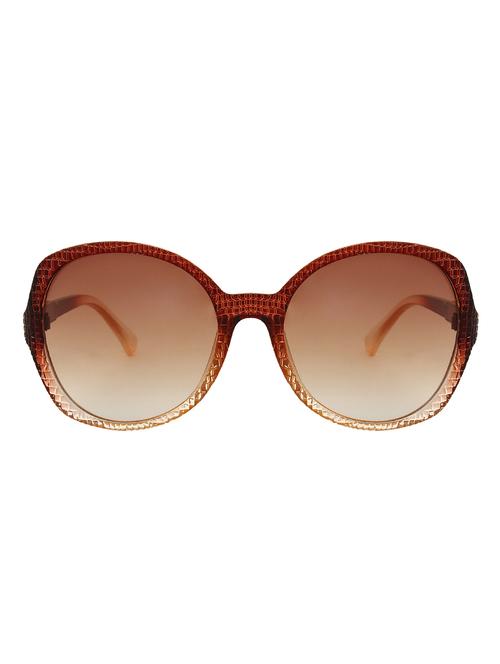 zyaden brown oval frame women sunglasses - 11175900 - Very Small Image - 1