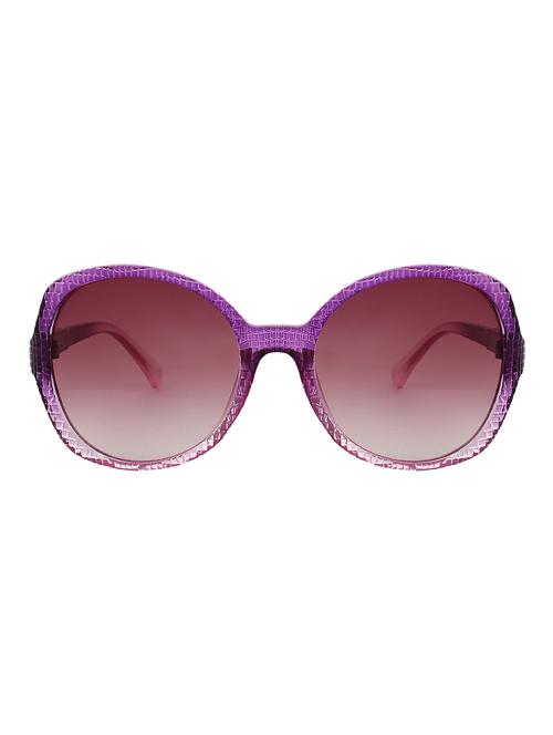 zyaden purple oval frame women sunglasses - 11175903 - Very Small Image - 1
