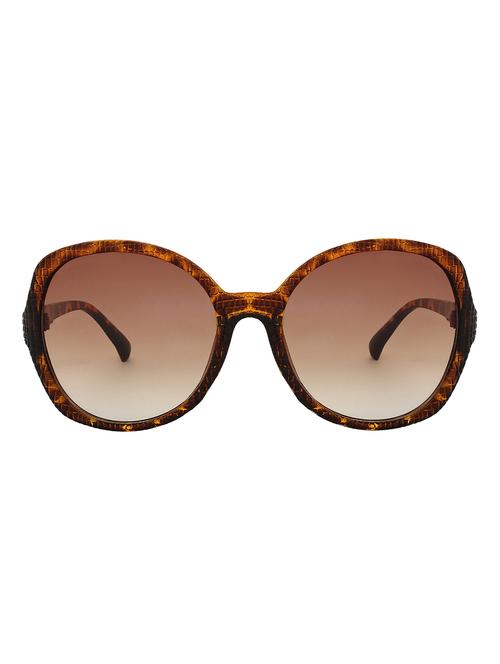 zyaden brown oval frame women sunglasses - 11175940 - Very Small Image - 1