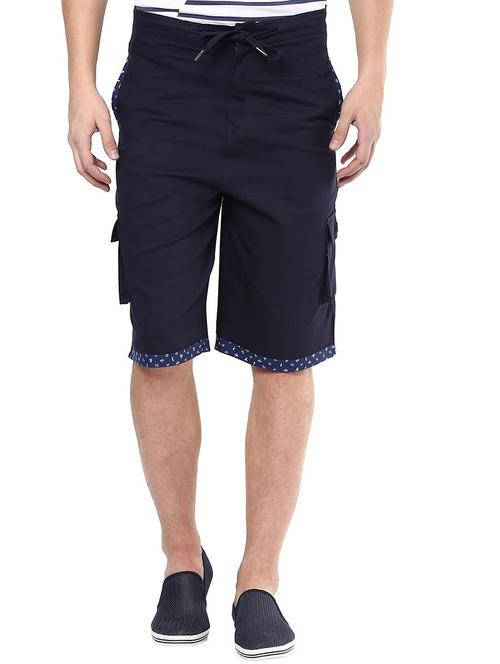 blue cotton shorts - 11178433 - Very Small Image - 1