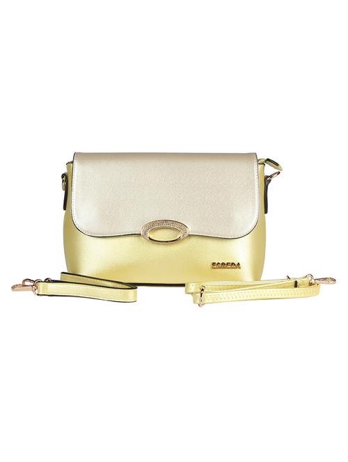 yellow embellished leatherette sling bag - 11178656 - Very Small Image - 1
