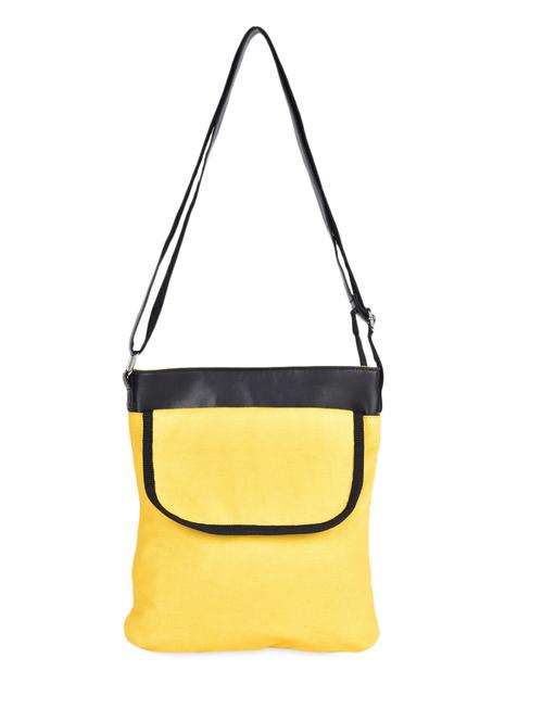 yellow cotton canvas sling bag - 1118191 - Very Small Image - 1