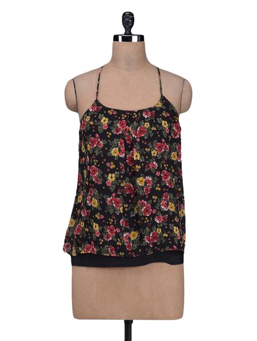 floral print strappy top - 1118556 - Very Small Image - 1