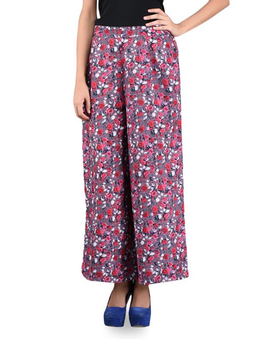 floral print palazzo pants - 1118564 - Very Small Image - 1