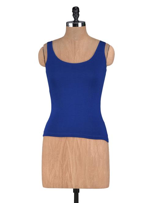 sleeveless plain viscose knit top - 1118632 - Very Small Image - 1