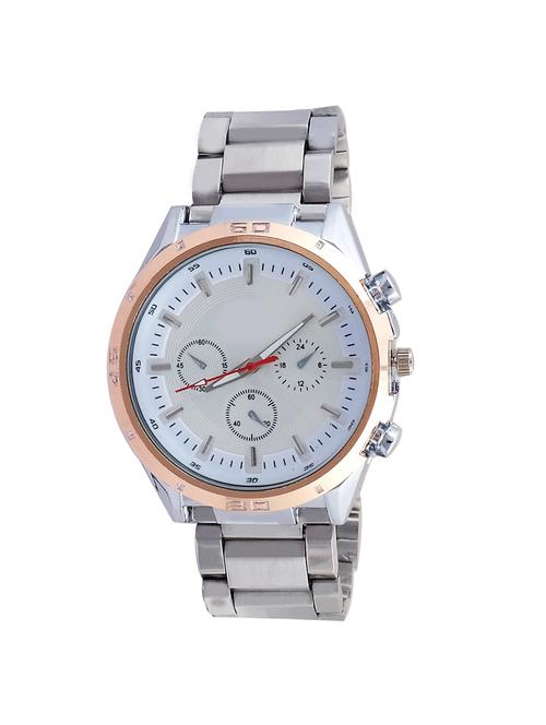 silver stainless steel analouge wrist watch - 11193034 - Very Small Image - 1