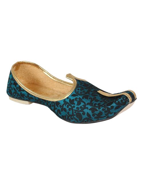 blue woven canvas jutis - 11193202 - Very Small Image - 1