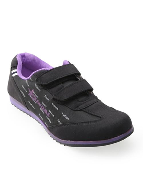 purple faux leather slip on sneakers - 11199740 - Very Small Image - 1