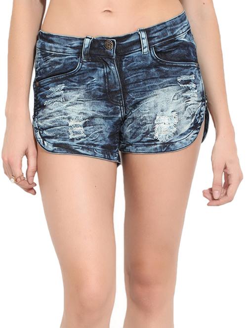 blue denim short - 11200172 - Very Small Image - 1