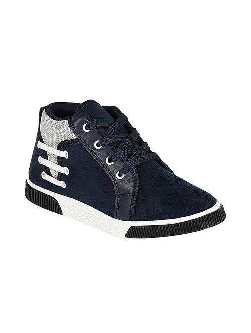 blue leatherette sneakers - 11201018 - Very Small Image - 1