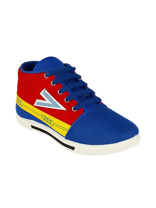 blue leatherette sneakers - 11201098 - Very Small Image - 1