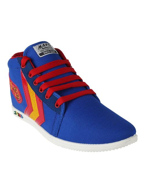 blue leatherette sneakers - 11201118 - Very Small Image - 1
