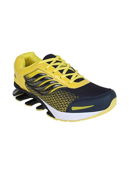 yellow leatherette sport shoes - 11201893 - Very Small Image - 1