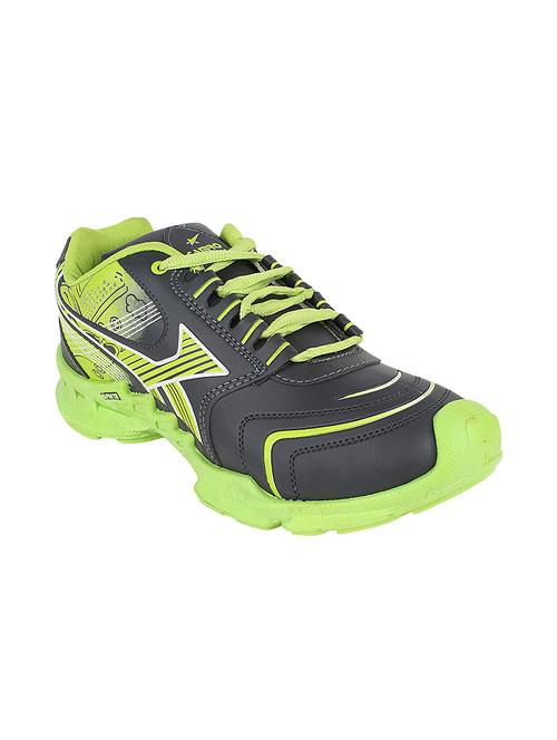 green leatherette sport shoes - 11201923 - Very Small Image - 1