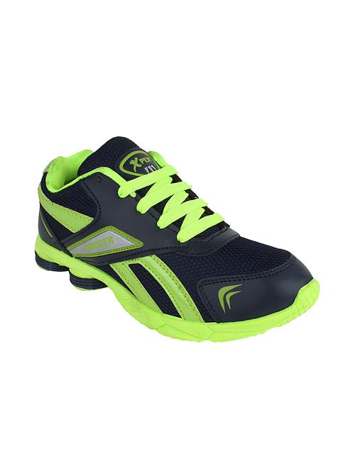 blue leatherette sport shoes - 11201983 - Very Small Image - 1