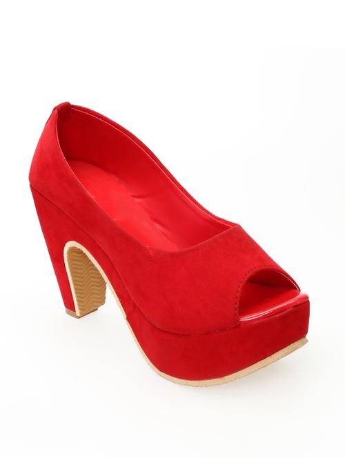 Red Block heel sandals - 11203707 - Very Small Image - 1