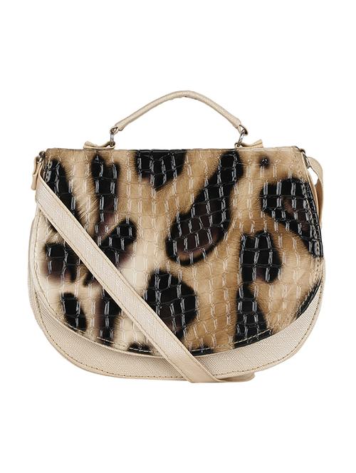 white leatherette sling bag - 11204479 - Very Small Image - 1