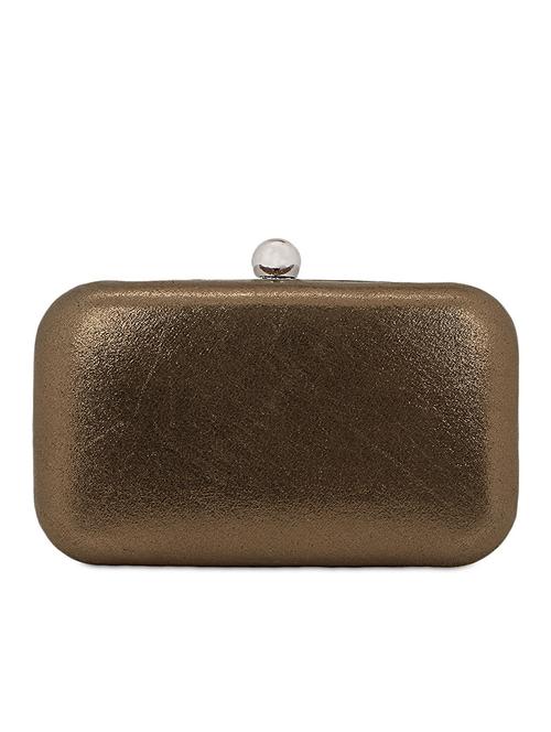 glittery leatherette box clutch - 1121306 - Very Small Image - 1