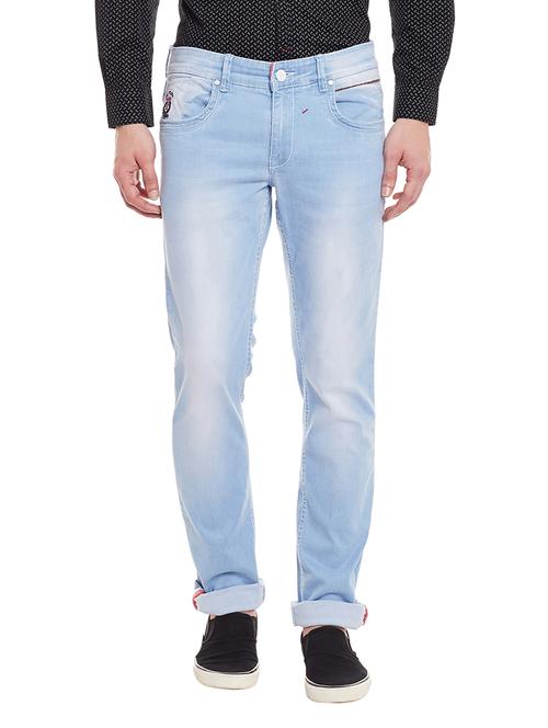 light blue denim slim fit jeans - 11216094 - Very Small Image - 1