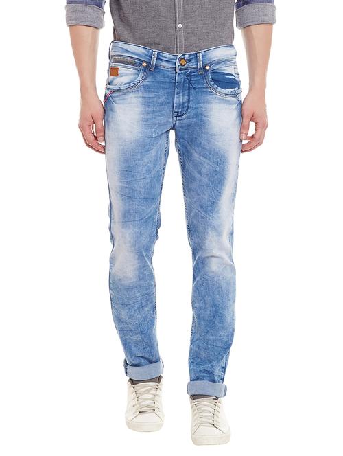 light blue denim slim fit jeans - 11216100 - Very Small Image - 1