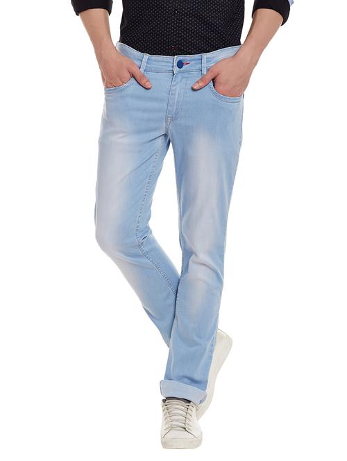 light blue denim slim fit jeans - 11216116 - Very Small Image - 1