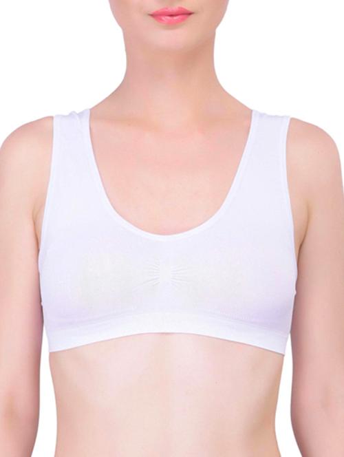 racer back solid bra - 11218383 - Very Small Image - 1