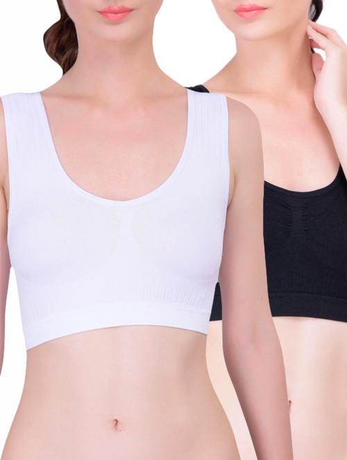 set of 2 full coverage solid bra - 11218399 - Very Small Image - 1